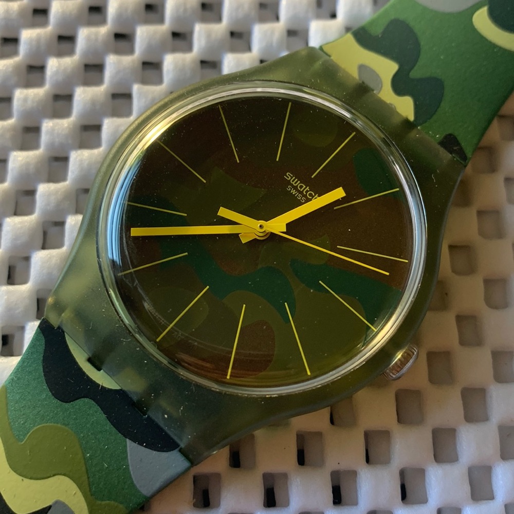 Swatch Watch - SUOG114- CAMOUFOREST